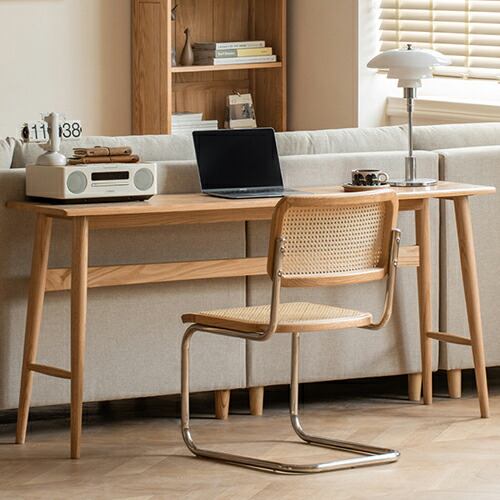 楽天市場】木製 デスク 書斎デスク 勉強机 学習机 学習デスク オーク材