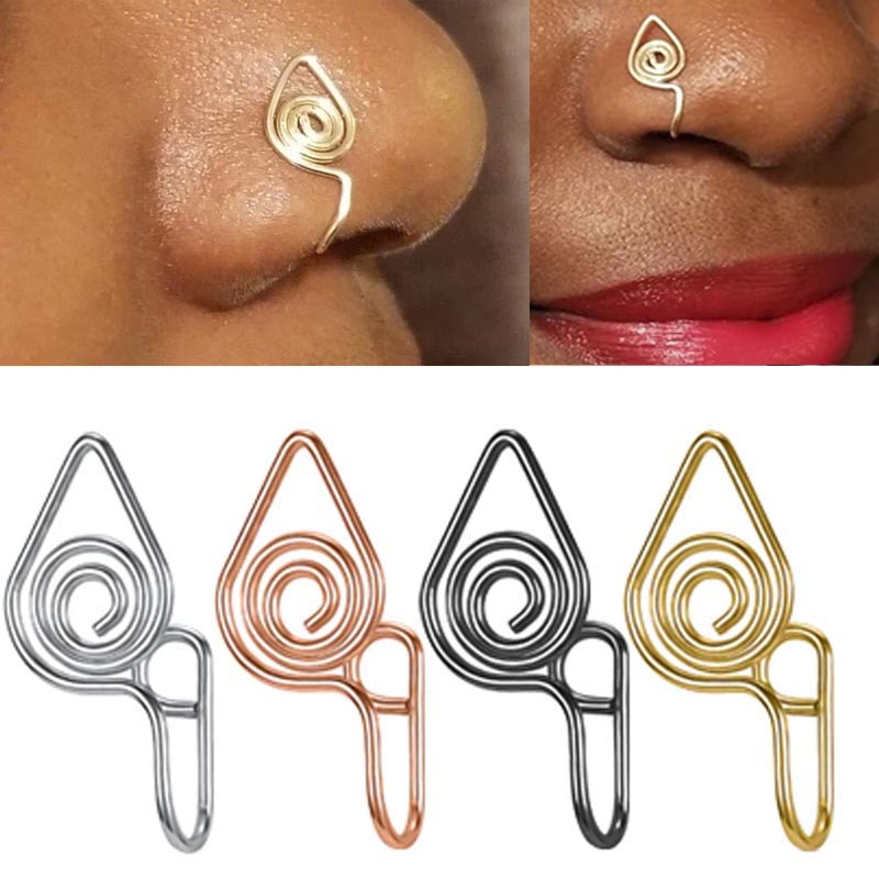 楽天市場】[鼻用 耳用] ステンレス製ノーズクリップ 1個 フェイク