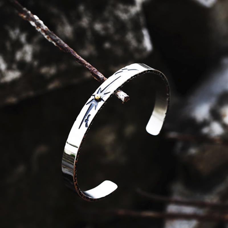 楽天市場】インディアンジュエリーステンレスバングル アームレット