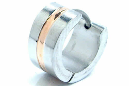 楽天市場】セリーヌフープピアス/1個販売 片耳 シングルピアス 中折れ