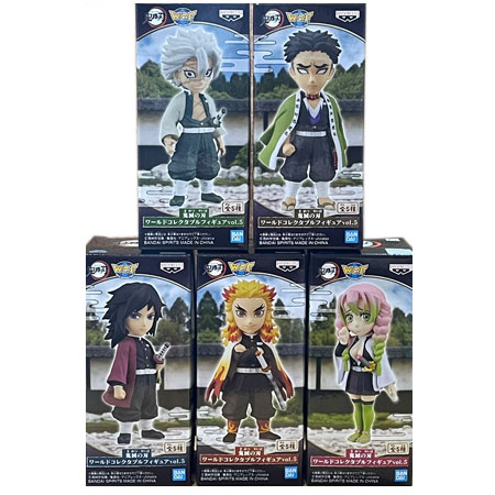 楽天市場】送料無料 鬼滅の刃 ワールドコレクタブルフィギュア vol.5