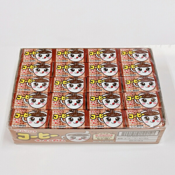 楽天市場】丸川製菓 コーヒーフーセンガム 55個入×1BOX : みぞた