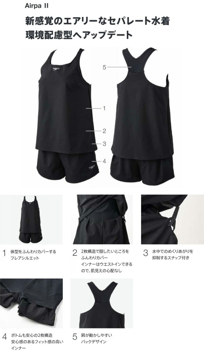 楽天市場】レディース フィットネス水着 セパレート 女性 speedo