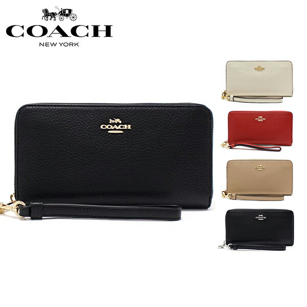 楽天市場】コーチ 長財布 レディース ストラップ付き COACH Wallet