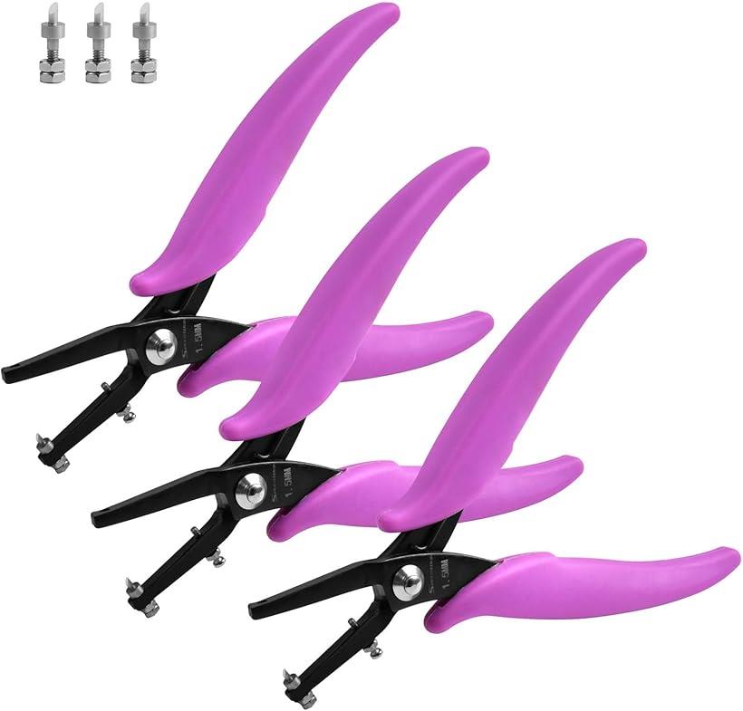 楽天市場】1.5mm 穴あけパンチ 穴開けパンチ 金属ホールプライヤー