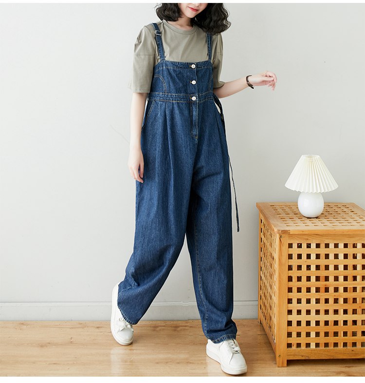 楽天市場】サロペット オーバーオール ボトムス デニム レディース 春