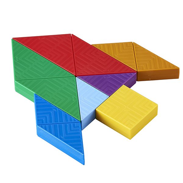 楽天市場】脳力タングラム タングラム 知育 シルエット パズル エド