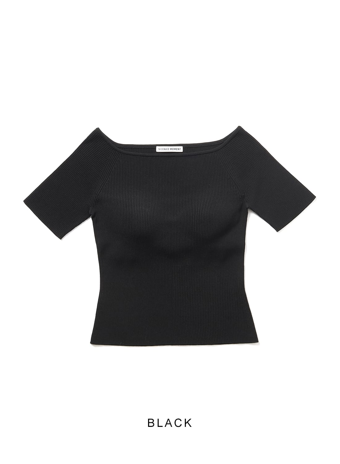 nicenicemoment/ナイスナイスモーメント オフショル、白 OPEN SHOULDER