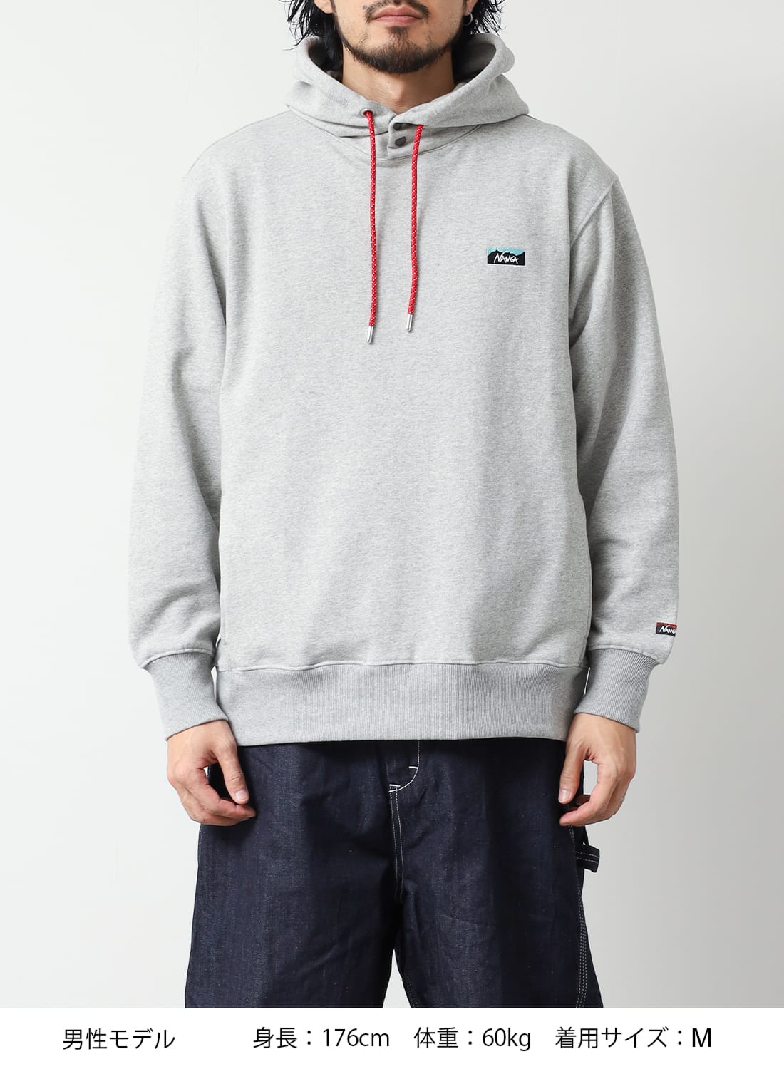 NANGA グレー スウェットパーカー XL上下セット NANGA（ナンガ