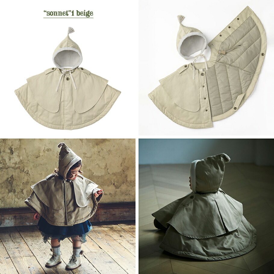 楽天市場】【全3色】MARLMARL マールマール：ケープ型アウター sonnet