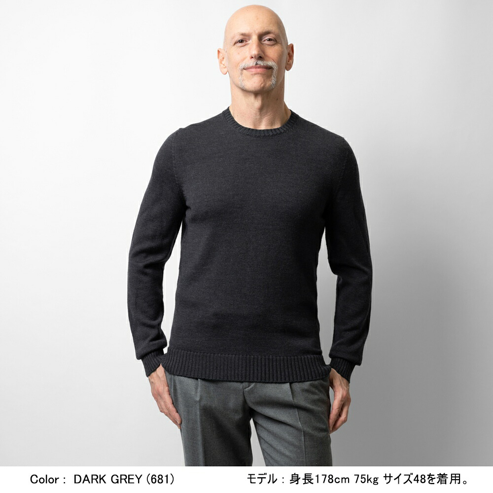 楽天市場】ドルモア DRUMOHR ニット クルーネック ミドルゲージ M103