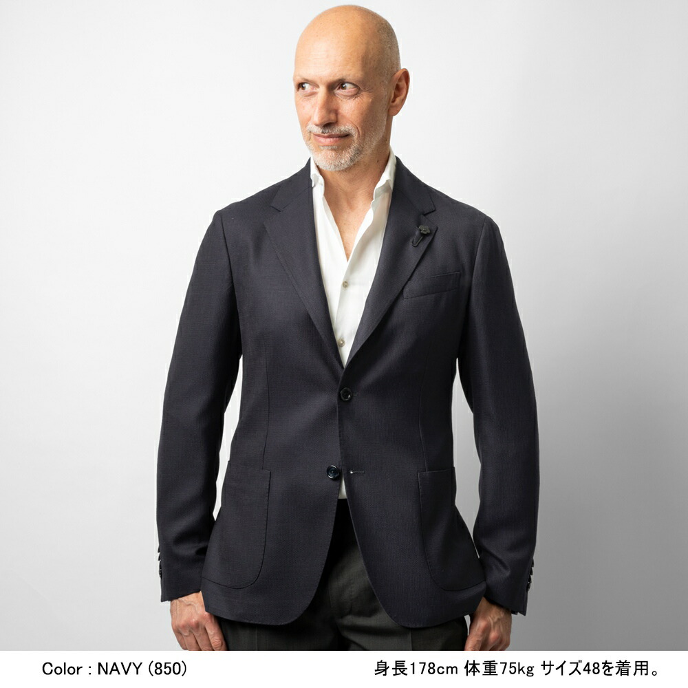 楽天市場】【返品不可】ラルディーニ LARDINI ジャケット ネイビー
