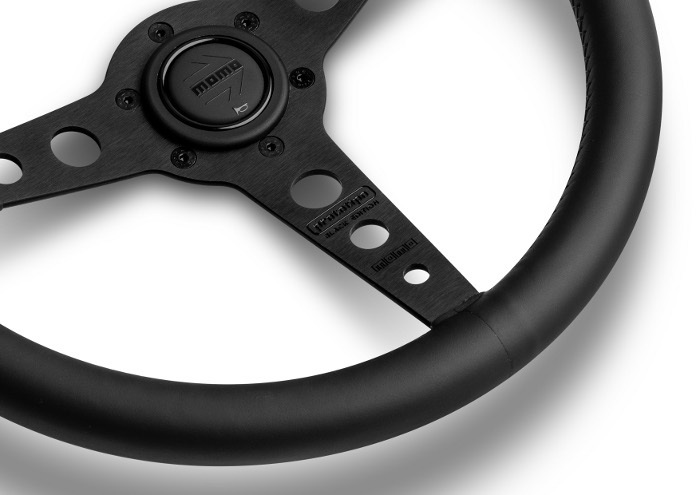 楽天市場】MOMO モモ ステアリング PROTOTIPO BLACK EDITION 350mm