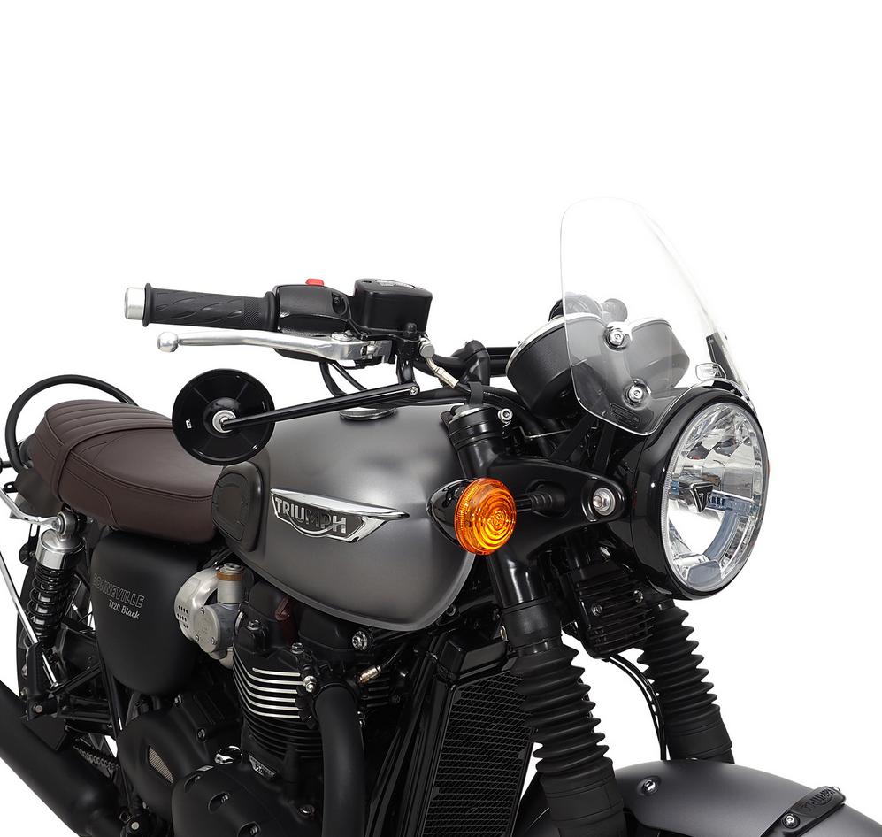 楽天市場】トライアンフ ボンネビルT100/T120 アンダーバーミラー