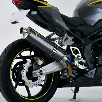 楽天市場】ホンダ CBR250RR スリップオンマフラー(JMCA) DLCチタン