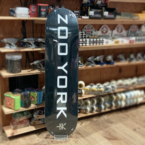 楽天市場】スケボー デッキ ZOO YORK DECK OG 95 LOGO BLOCK BLACK