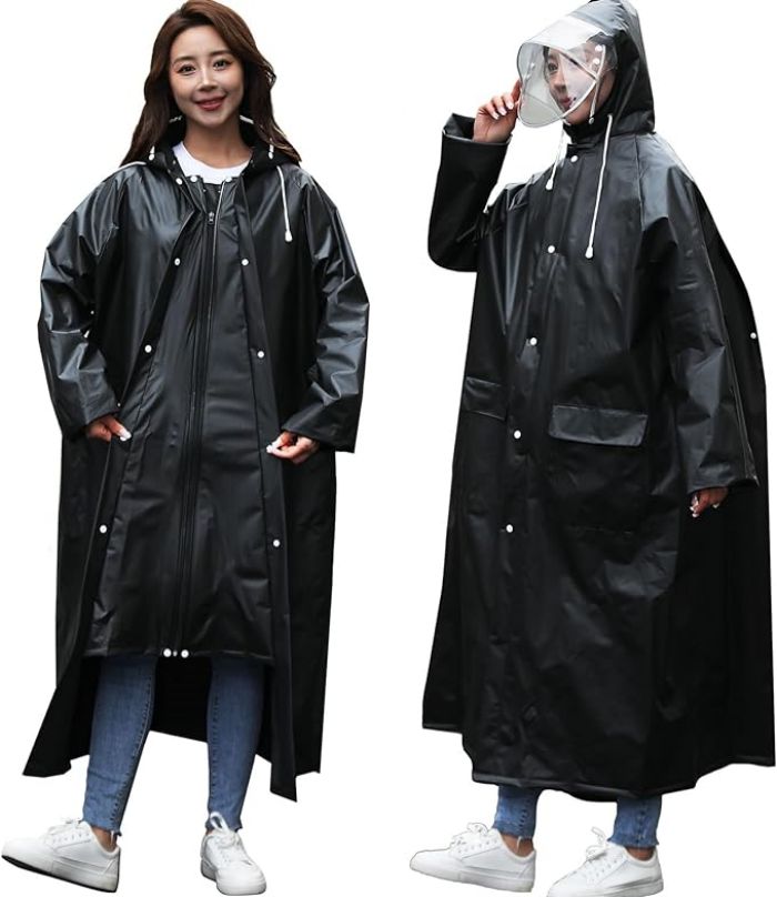 楽天市場】レインコート レディース メンズ 用 【二重透明レイン
