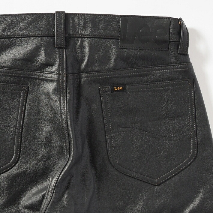楽天市場】【P10倍 期間限定】LEE リー レザーパンツ 本革 ストレート