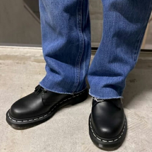 楽天市場】【ドクターマーチン】 1461 ホワイトステッチ ブラック 3