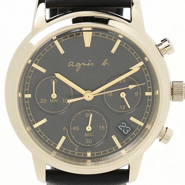 楽天市場】アニエスベー 時計 メンズ agnes b. 腕時計 ソーラー クロノ
