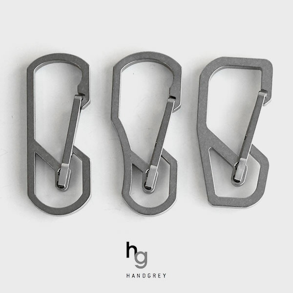 楽天市場】ハンドグレイ チタンカラビナ（キーリング付属） Hシリーズ
