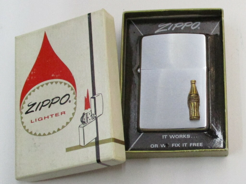 Zippo Coca-Cola 未使用　オイルなし Yahoo!オークション -「コカコーラ」(Zippo) (ライター)の落札相場
