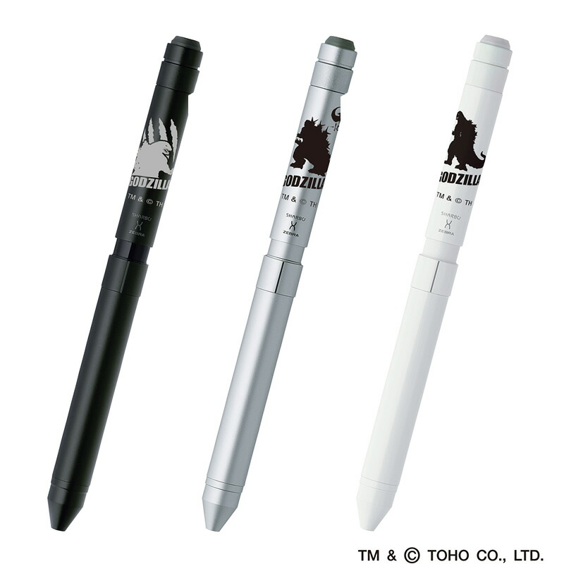 楽天市場】ゼブラ シャーボX ST3 限定ゴジラ2024 ブラック/シルバー