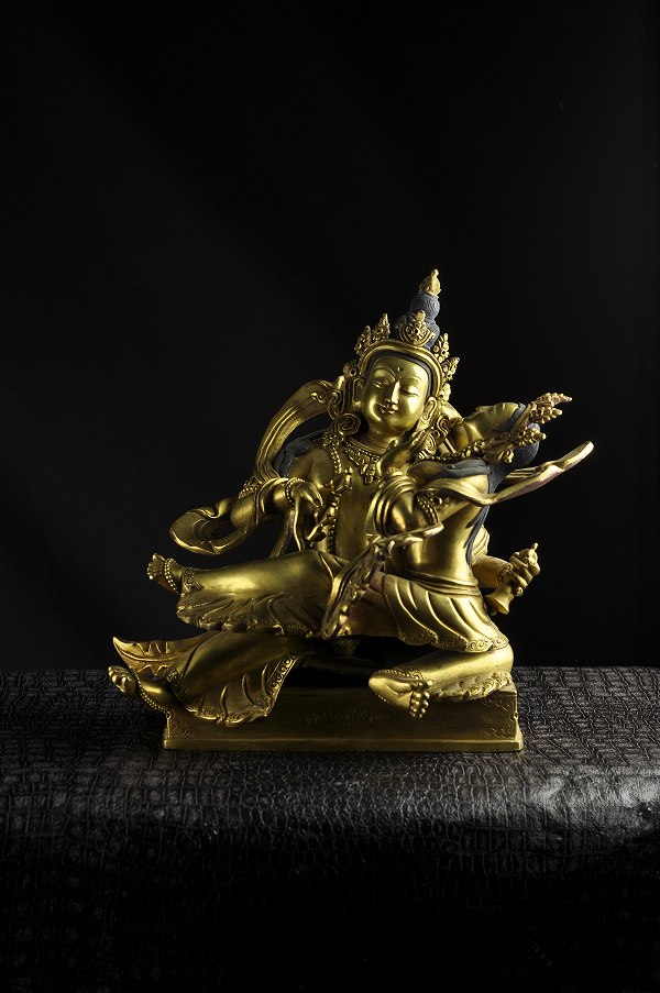 楽天市場】普賢歓喜仏 銅造鍍金 彫金仕上げ 一点もの : 仏像仏画