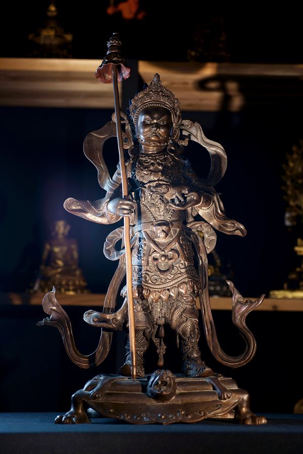 楽天市場】四天王（4尊1組）銅造彫金仕上げ : 仏像仏画チベット美術卸