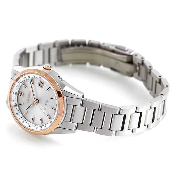 楽天市場】シチズン エクシード 電波ソーラー チタン レディース