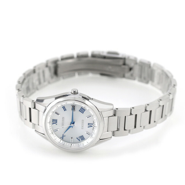 楽天市場】シチズン エクシード 電波ソーラー チタン レディース