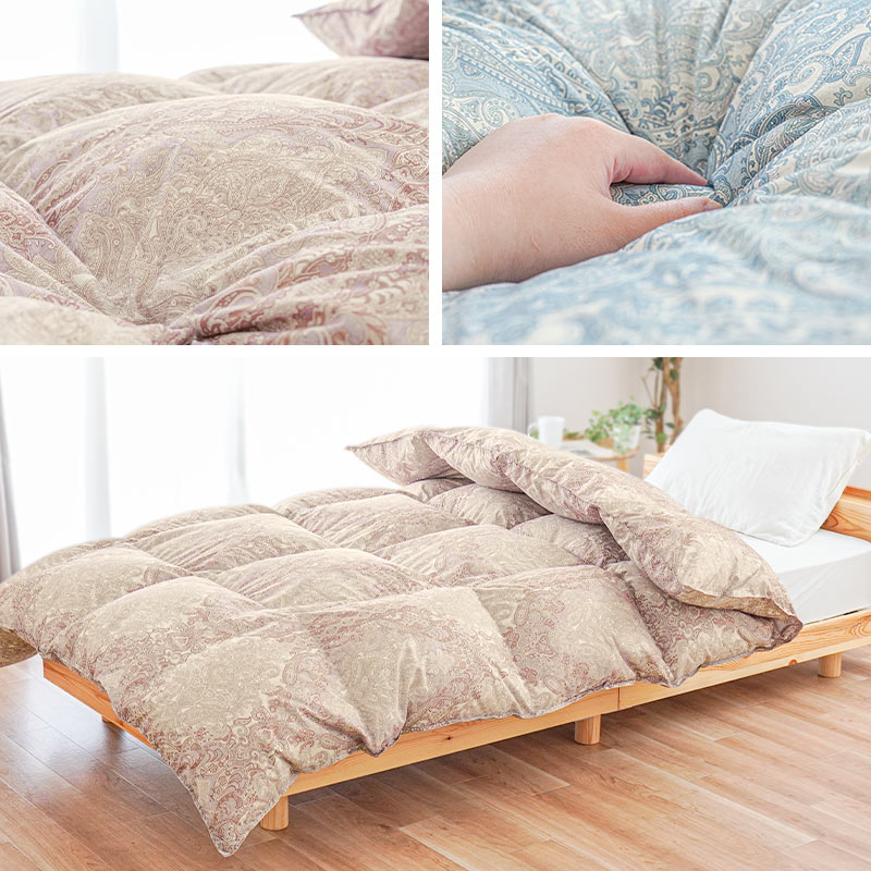 楽天市場】羽毛布団 シングル 440dp ホワイトマザーグースダウン93