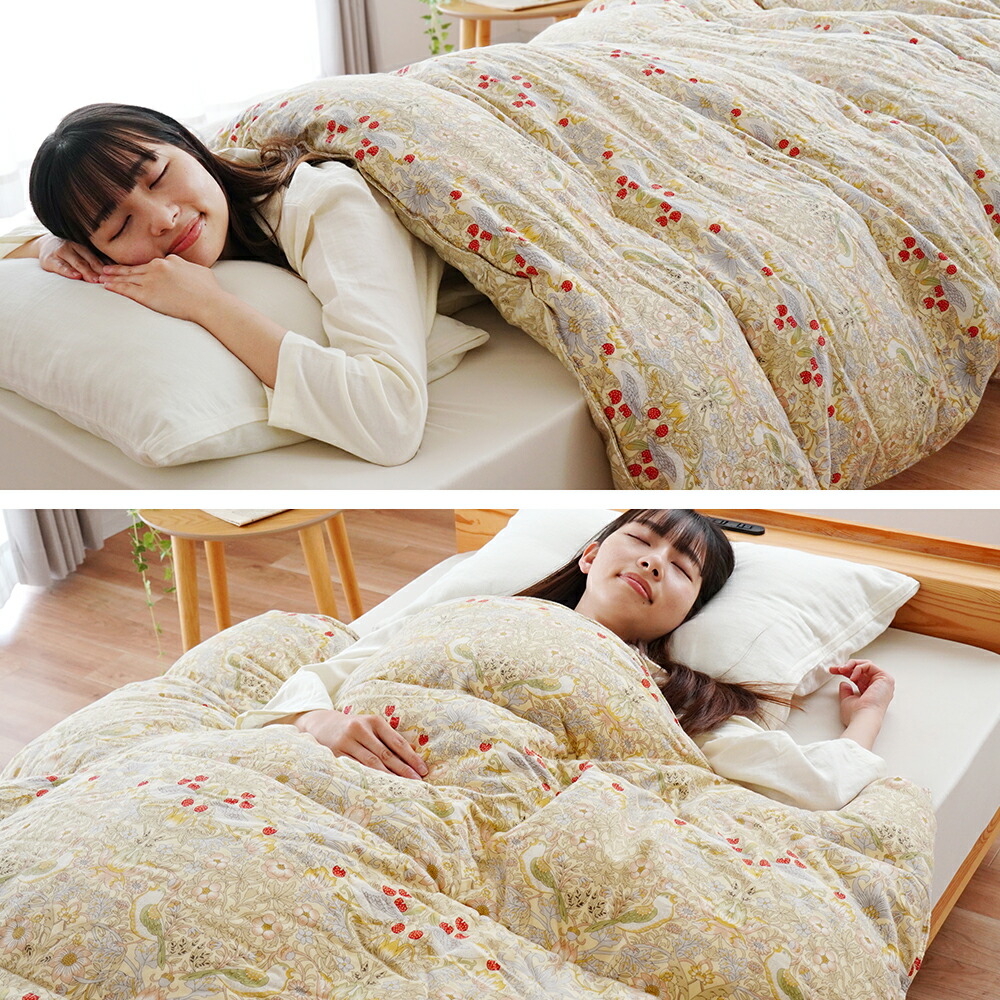 楽天市場】ロマンス小杉 真綿（シルク）入り羽毛掛け布団 しあわせ