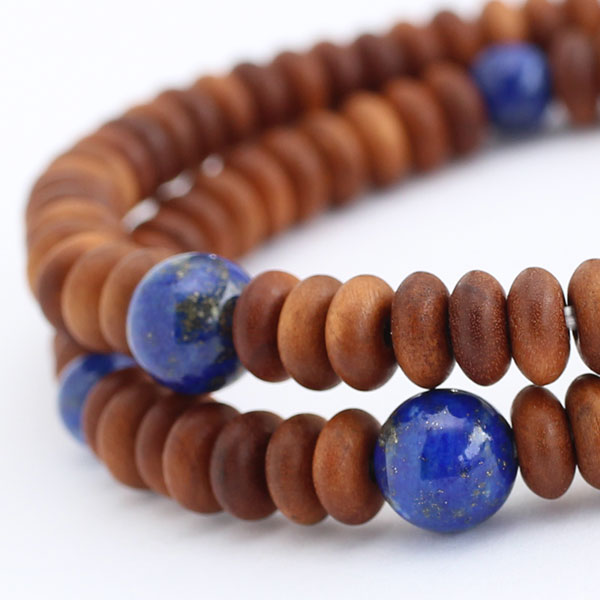 楽天市場】数珠ブレスレット 108玉 みかん玉 白檀（インド産