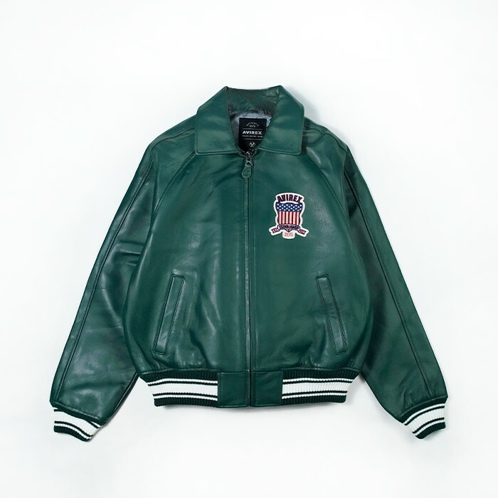 楽天市場】アビレックス 革 スタジャンの通販