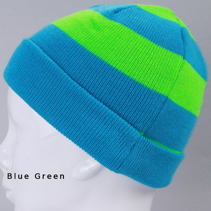 楽天市場】レビューでクーポン☆ビーニー ニットキャップ ボーダー