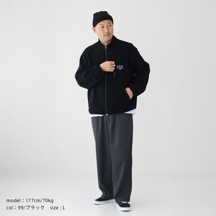 楽天市場】A.P.C. アーペーセー｜フリースブルゾン VESTE-POLAIRE