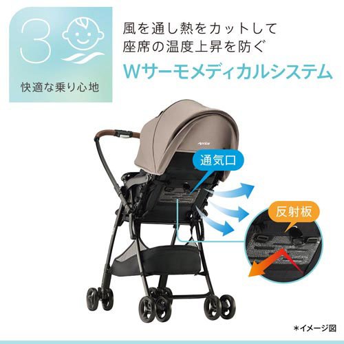 楽天市場】【1種類を選べる】アップリカ カルーンエアーメッシュ AC(1