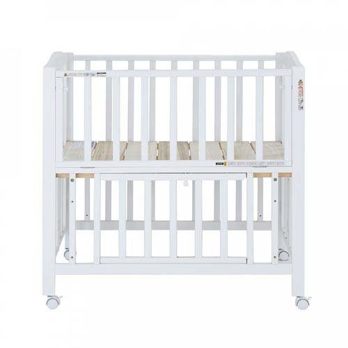 楽天市場】ミニベビーベッド 折りたたみ F ホワイト(1台)【カトージ
