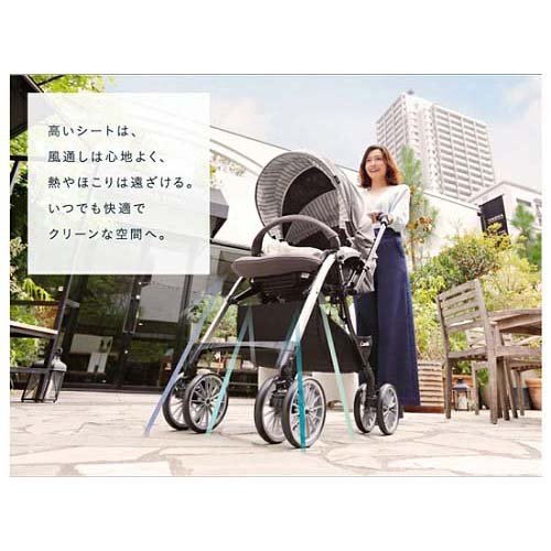 楽天市場】コンビ ホワイトレーベル アンブレッタ 4キャス プレミアム