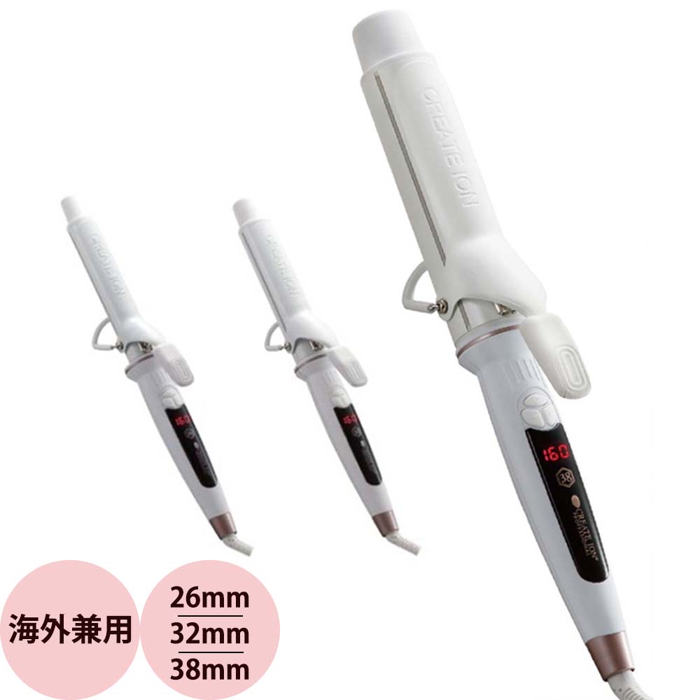 楽天市場】クレイツイオン エレメア カール 38mm SC-G73312W ヘア