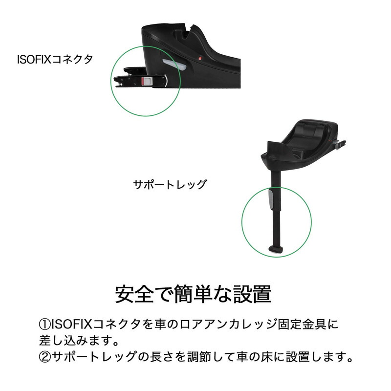 楽天市場】サイベックス ベースT cybex R129適合 ベビーシート ISOFIX