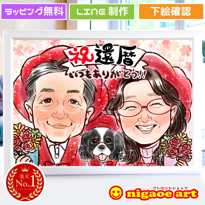 楽天市場 | 似顔絵 プレゼント・アート - オーダーメイドでの似顔絵