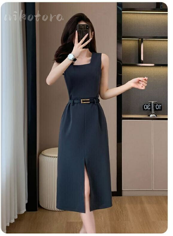 楽天市場】スクエアネック ワンピース レディース 20代~40代 キレイめ