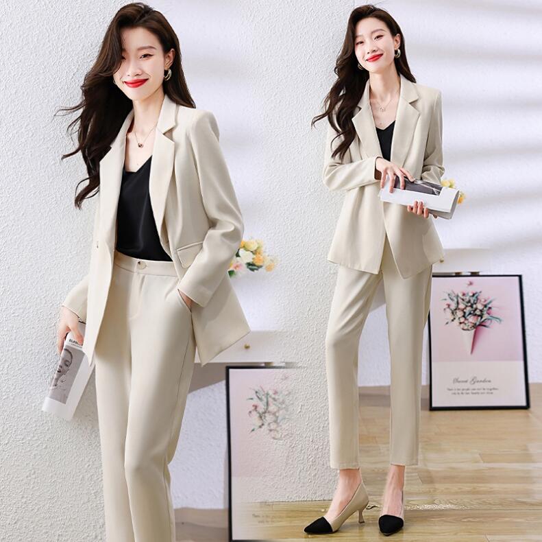 楽天市場】レディース スーツ S/M/L/XL/2XL 洗える パンツスーツ