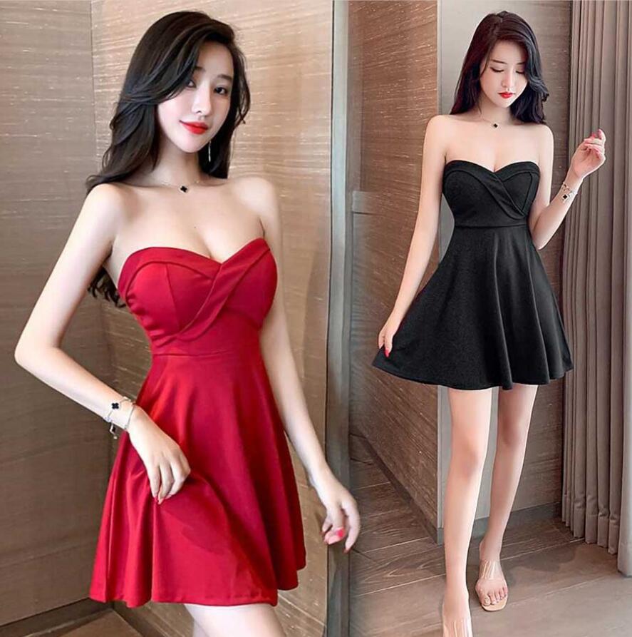 楽天市場】レディース シンプル ショートワンピース ノースリーブ