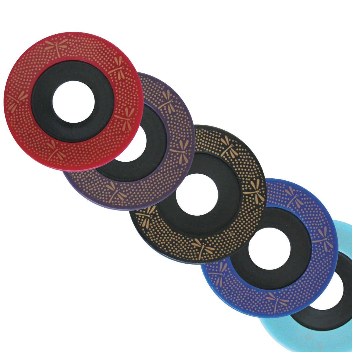 楽天市場】剣道 竹刀 用 つば 鍔止め 鍔友 MからL・LL ( トンボ・桜