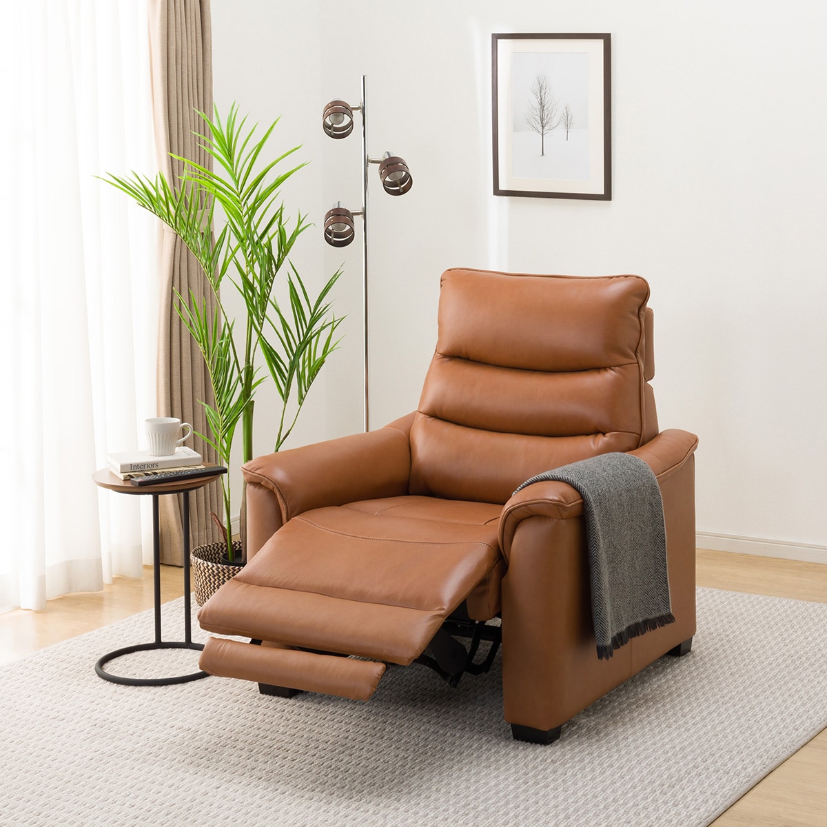 楽天市場】1人用電動リクライニングソファ(Nビリーバ3) ニトリ 【配送