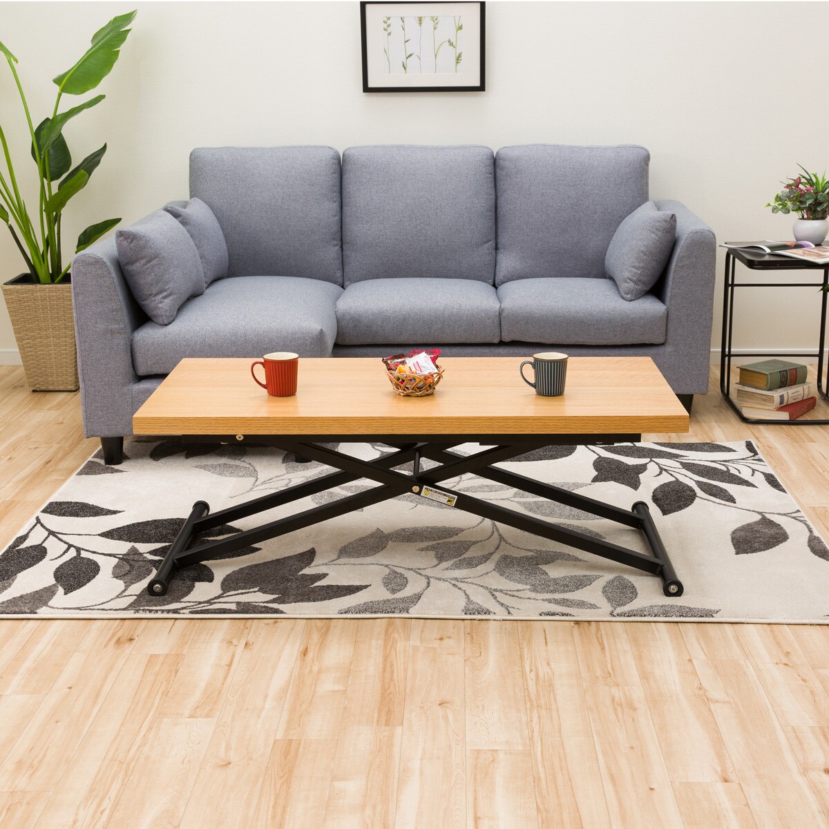 楽天市場】[幅120cm] 昇降リビングテーブル (アクティブ2 120) ニトリ