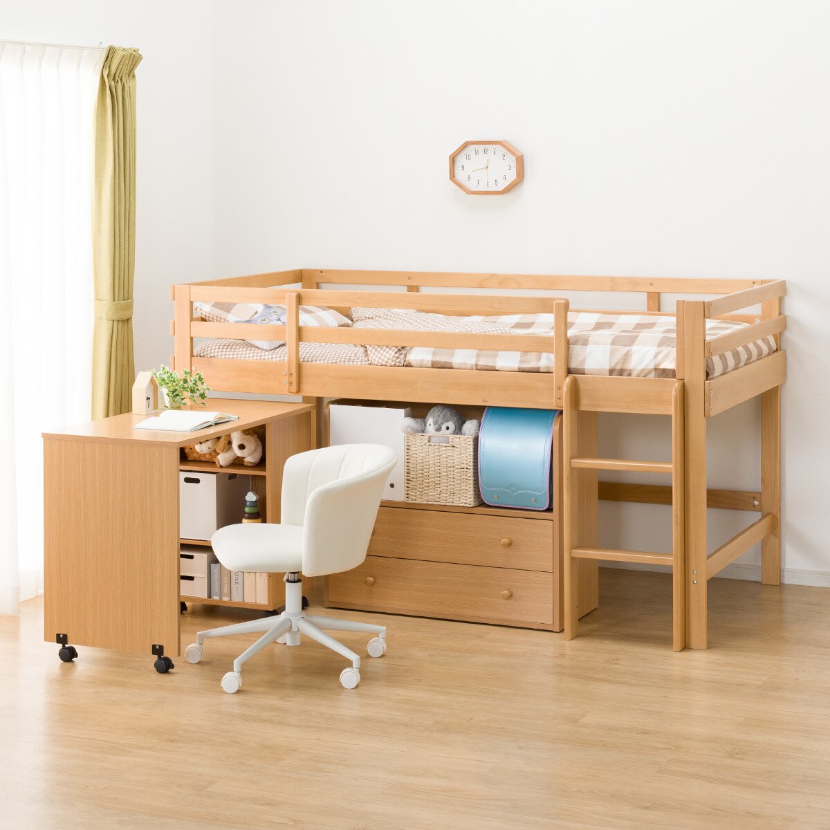 楽天市場】システムベッド ニトリ（ロフトベッド・システムベッド